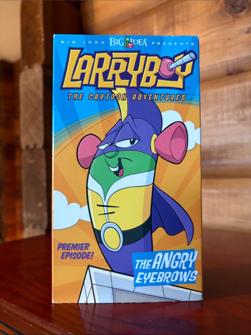 2002 Larryboy: The Cartoon Adventures - The Angry Eyebrows, Big Idea | VHS